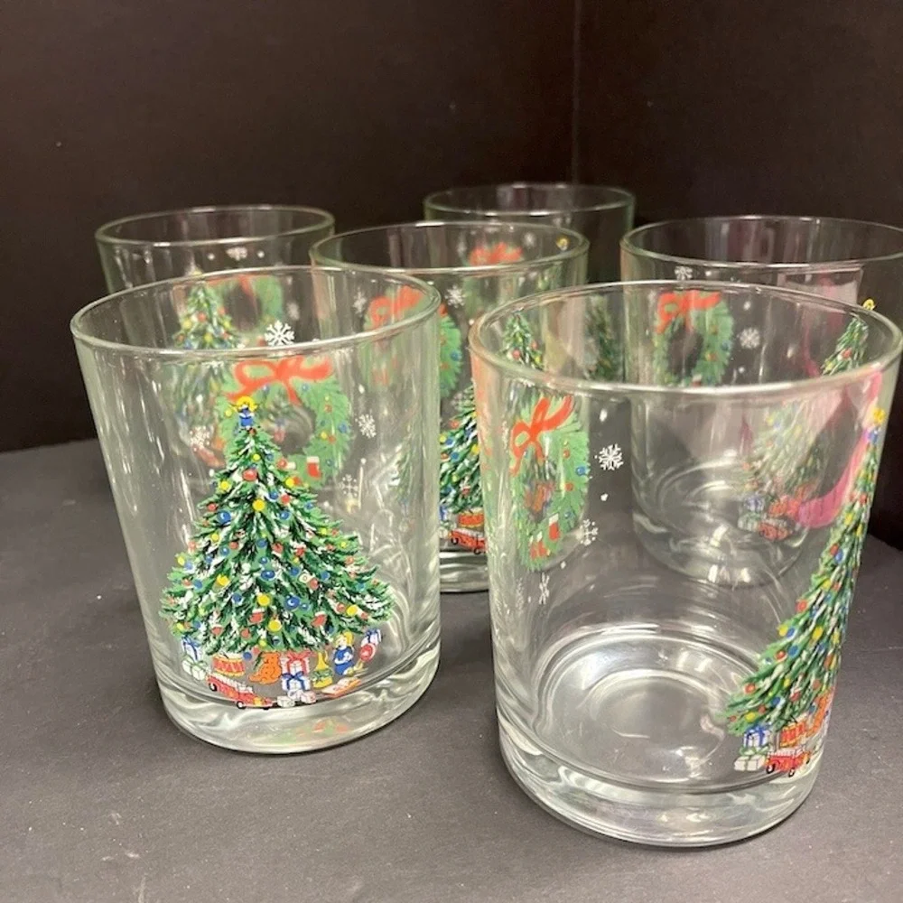 14 Cocktail Wine Goblet Glasses‎ Arby's Promotional & Noel by Salem Porcelle Vtg